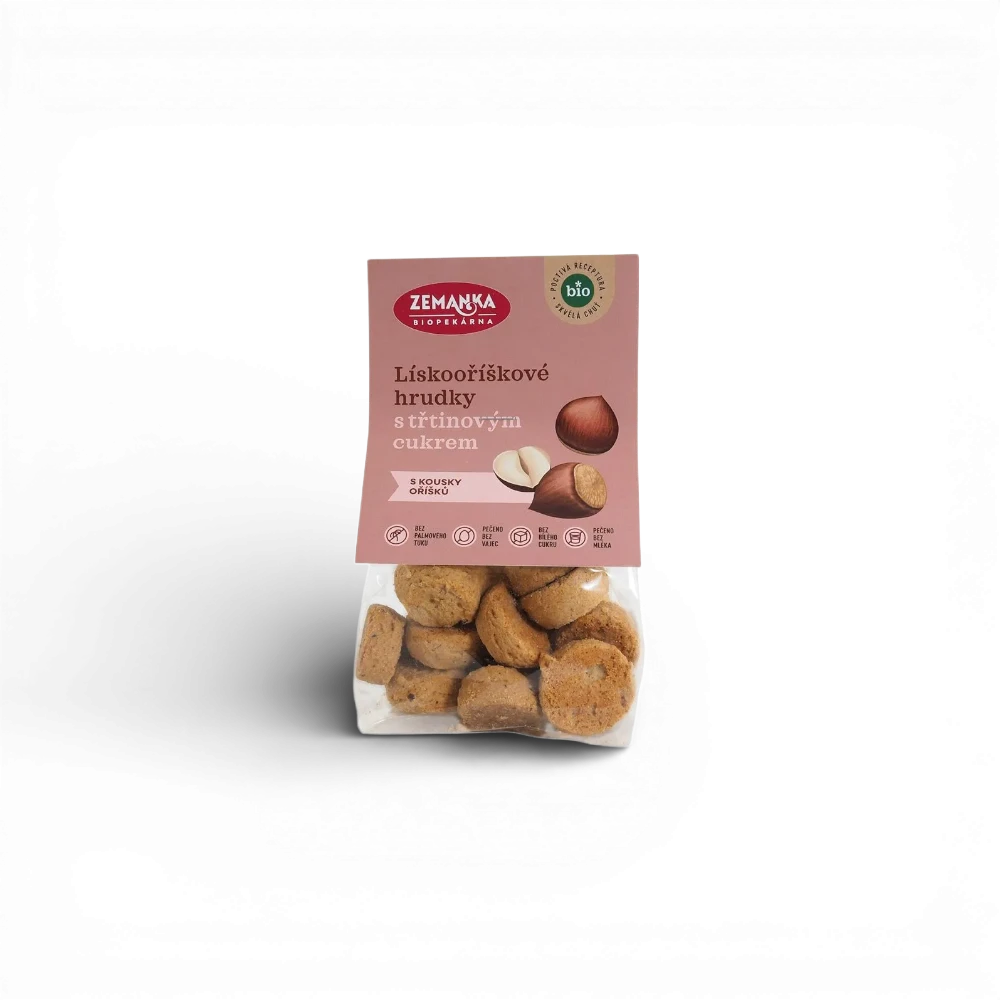 [SUS30] Zemanka Biopekárna - BIO lískooříškové hrudky 100g