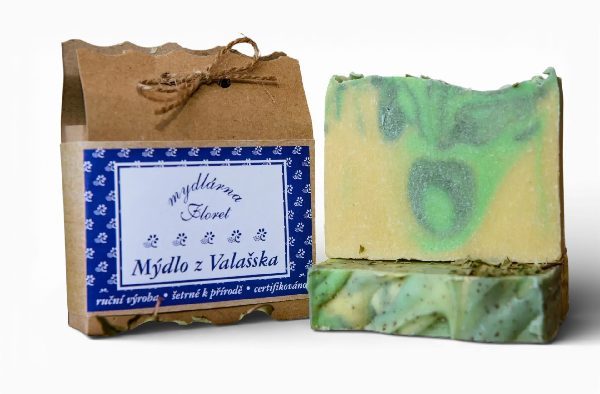 Mydlárna Floret - Mýdlo z Valašska - Svěží Meduňka 65g