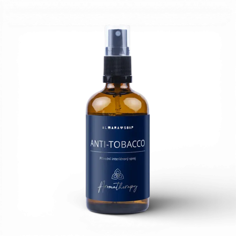 [AS-04AROMTOBACO00CZ] Almara Soap - Přírodní interiérový sprej Anti-tobacco 100ml