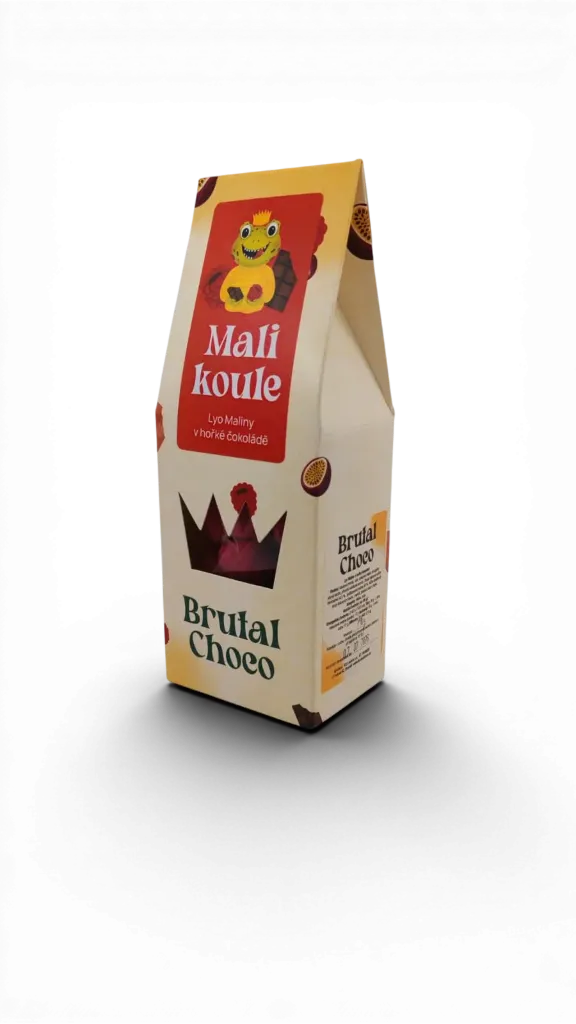 Brutal Choco - Malikoule Lyo maliny v hořké čokoládě 110g