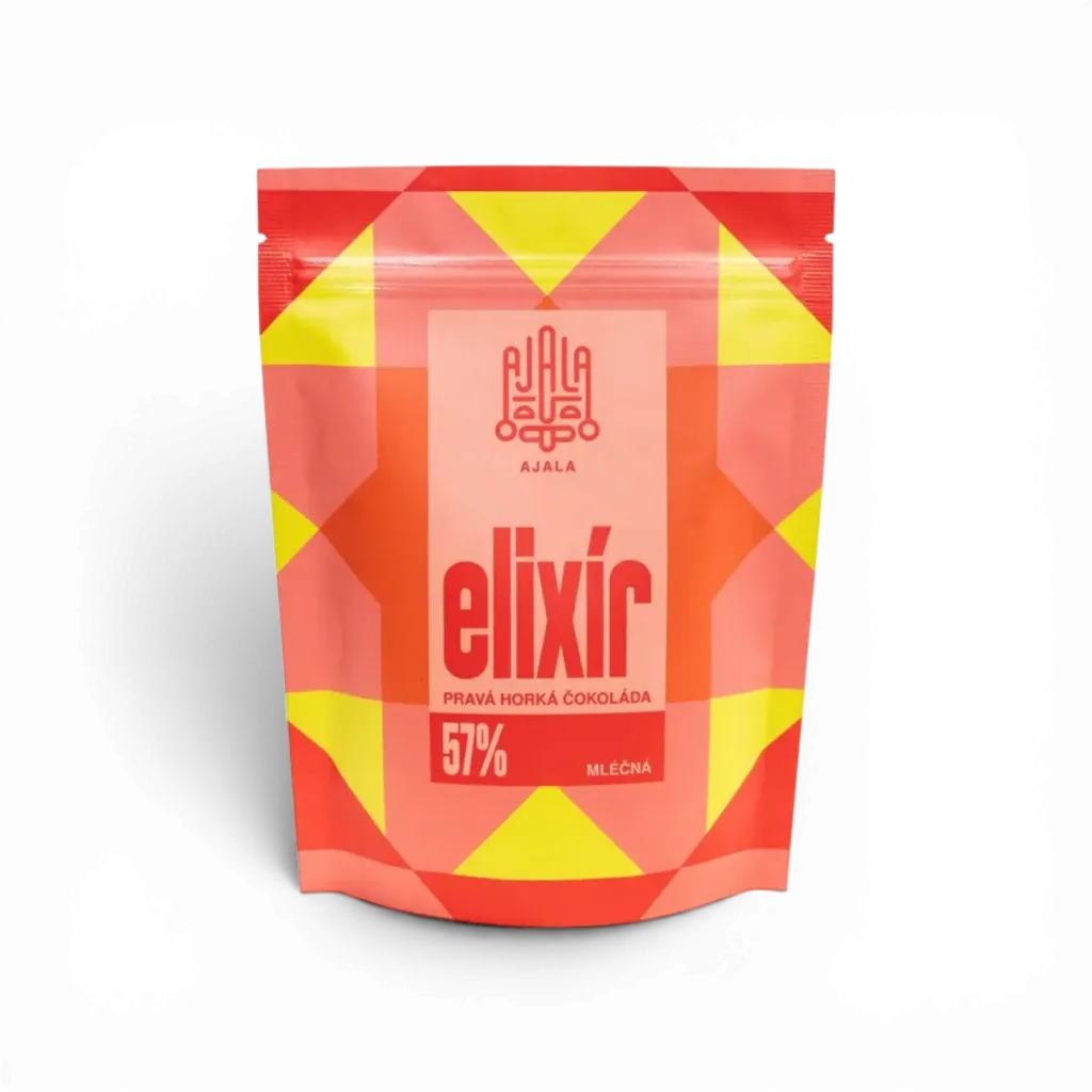 [1980] Ajala Chocolate - Elixír - Horká čokoláda mléčná 57% 250g